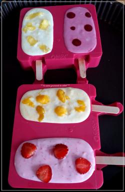 SUCETTES GLACÉES AUX FRUITS,POPSICLES
