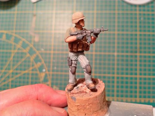 Diorama au 1/35 : sauvetage de VIP en Irak