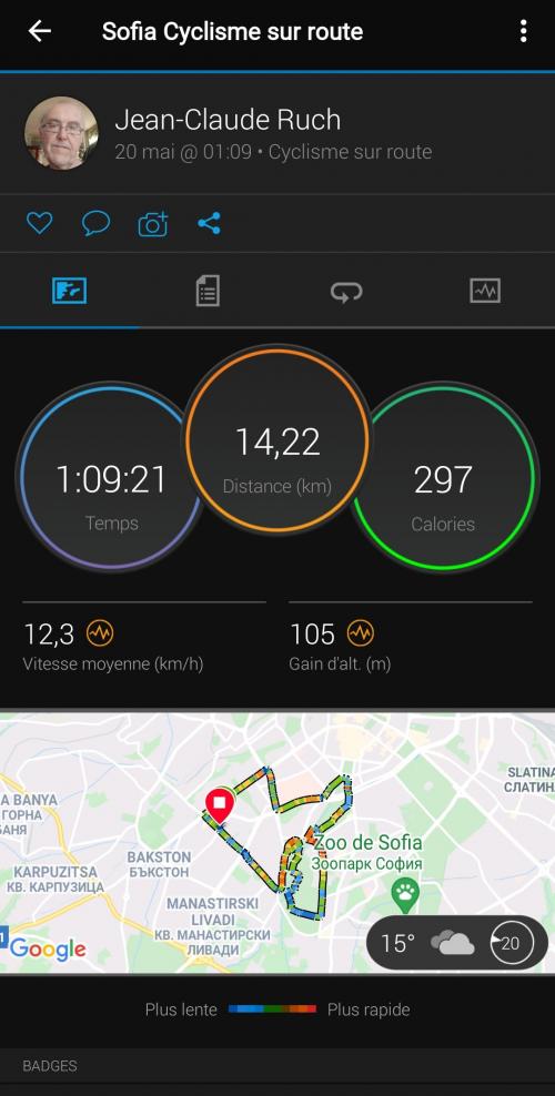 Compteur GPS de vélo