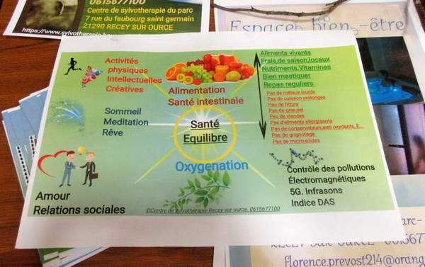 "Sylvothérapie, les bienfaits de l'arbre et de la forêt" une vivifiante conférence de Florence Guérin, initiée par  les Amis d'Aignay et des Alentours
