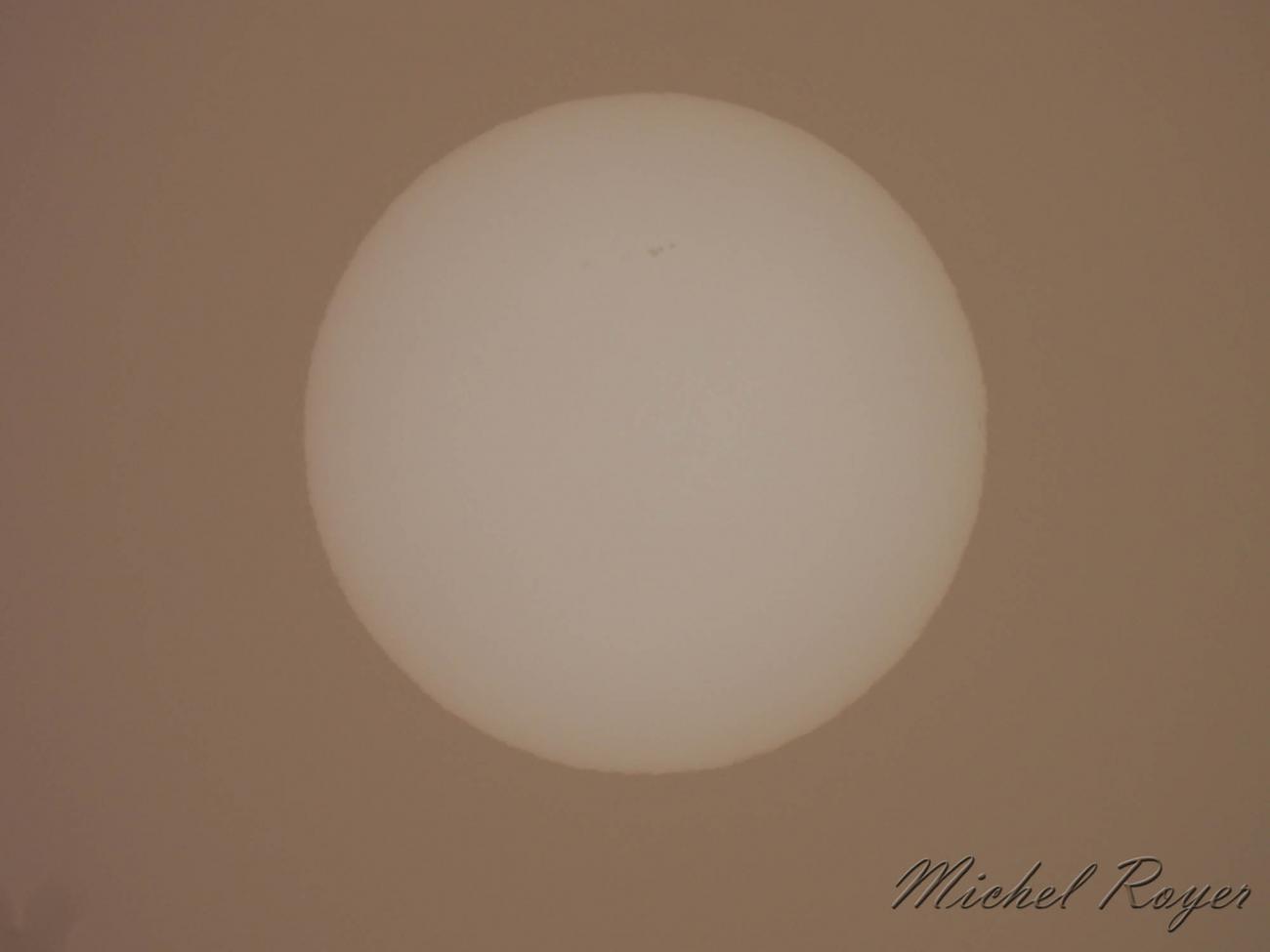 Le soleil et ses taches