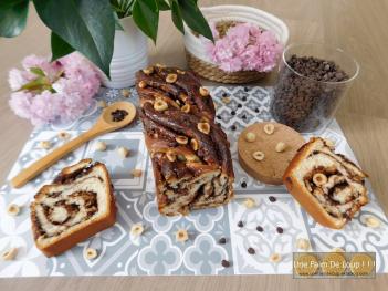 Babka choco noisette de Jeffrey Cagnes