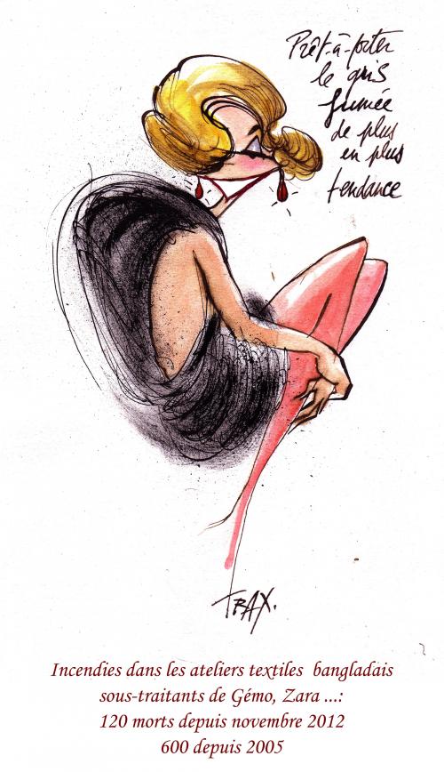 120 morts incendies ateliers textiles bangladais,Gémo Zara