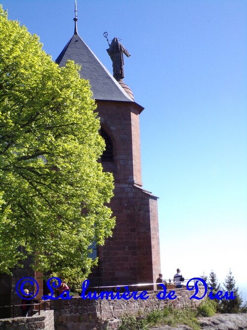 Mont Sainte Odile, Abbaye de Hohenbourg