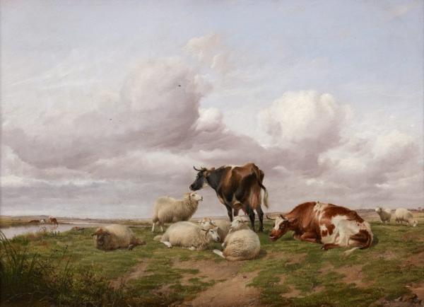 Peinture de :Thomas Sidney Cooper 
