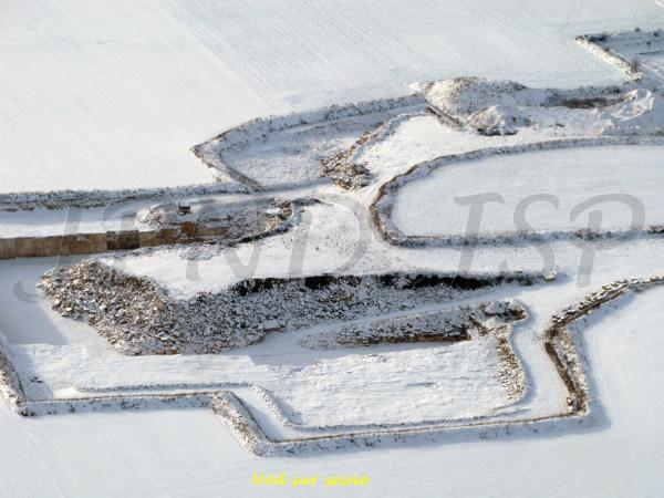 Le Châtillonnais vu du ciel...en hiver