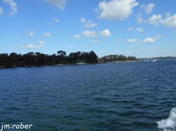 Bretagne , Le tour du Golf du Morbihan en bateau (2)