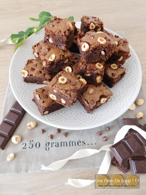 Brownie à la pâte à tartiner choco’ noisette