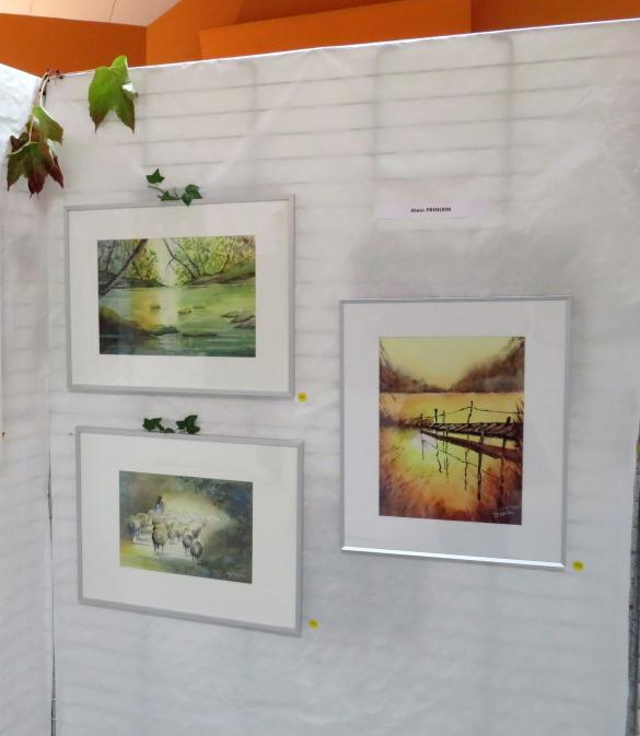 Au Salon d'Automne de Chamesson en 2024, 35 peintres ont présenté 165 tableaux, tous plus beaux les uns que les autres !