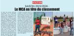 Septembre 2024 le MCA Athlétisme meilleur de la Saison 2023-2024