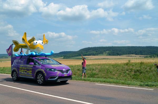 Le passage du Tour de France à Courcelles
