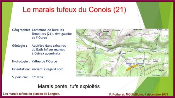"Les marais tufeux du Plateau de Langres", une conférence proposée par la Société Mycologique du Châtillonnais