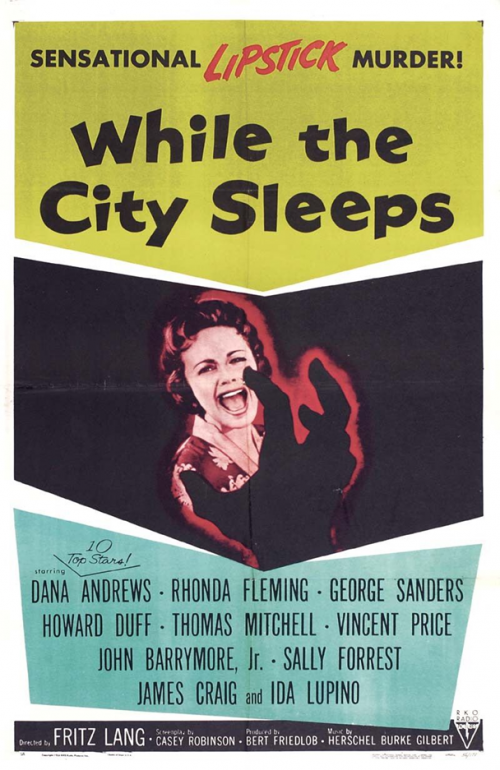 La cinquième victime, While the city sleeps, Fritz Lang, 1956
