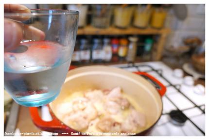 Sauté de Porc à la moutarde ancienne 