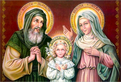 Saints Anne et Joachim. Mère et père de la Vierge Marie (1er s.)