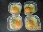 Oeuf cocotte au bacon et emmental