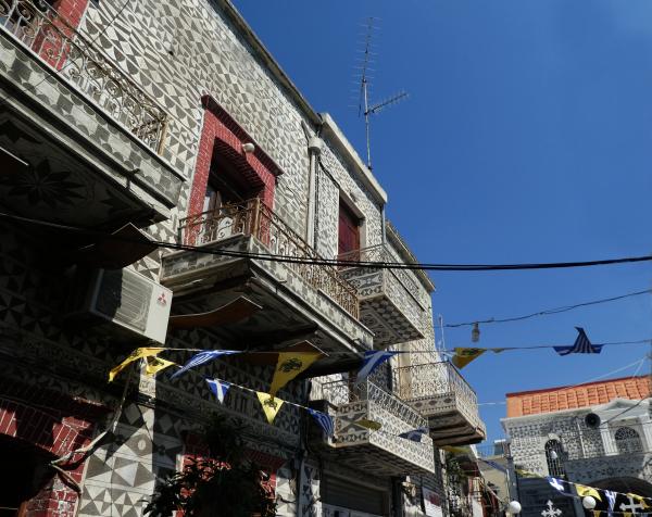 Pyrghi, le village zébré de l'île de Chios * Πυργί Χίου