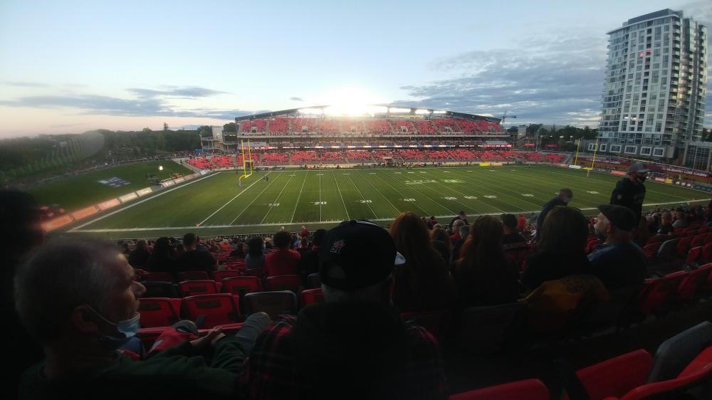 Montreal Alouettes versus Ottawa Redblacks on September 3rd 2021