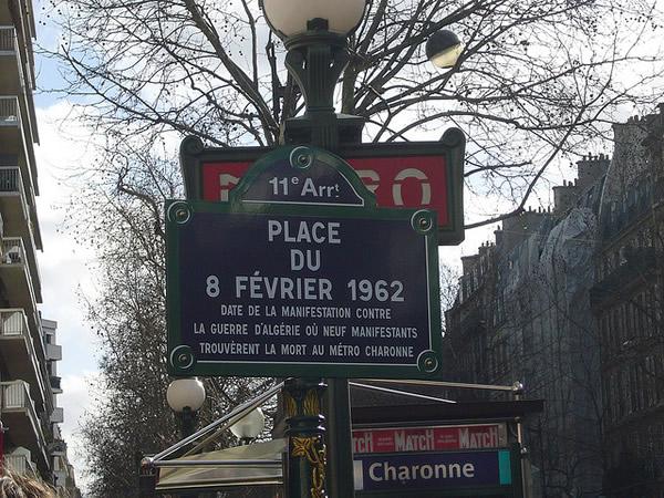 Il y aura 57 ans le 8 février prochain  " Ne pas oublier le massacre de Charonne "