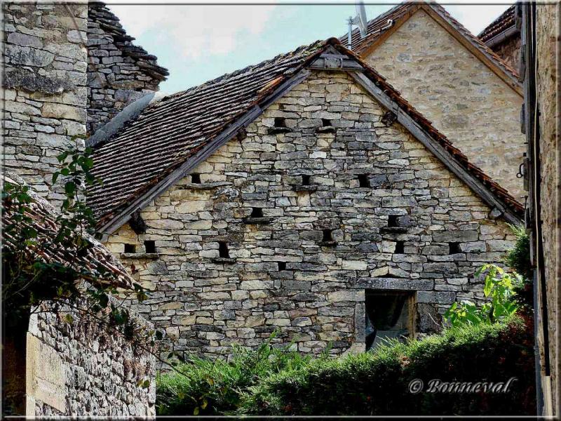 Fuie sur une maison Villeneuve d'Aveyron
