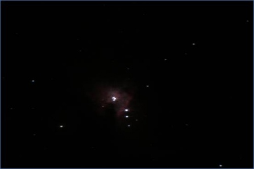 M42 mise au point avec masque de Bahtinov