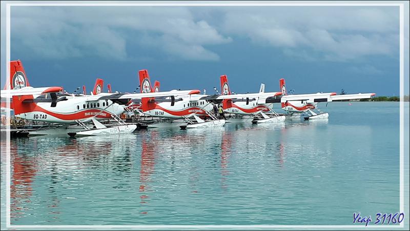 29 novembre 2018 : arrvivée à l'aéroport Velana de Malé et transfert vers la base d'hydravions - Ile de Hulhulé - Maldives