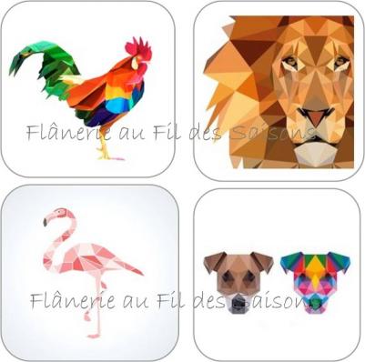 Cartonnettes Animaux à colorier !