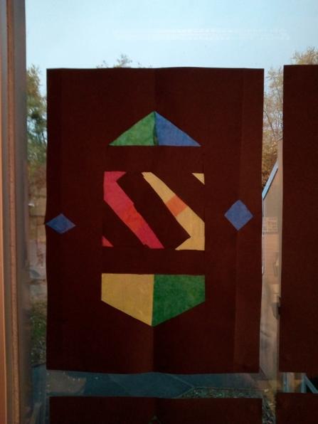 Papier de soie : les vitraux