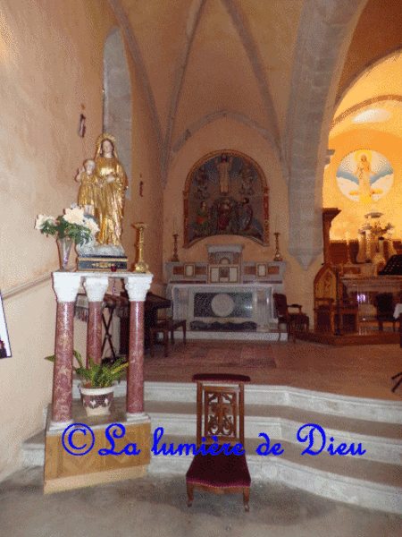 La Roquebrussanne, l'église Saint Sauveur