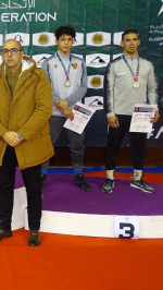  Lutte Libre  Championnat d'Algérie (96 Kgs) Benhamadi Abderahmane MCA 3ème