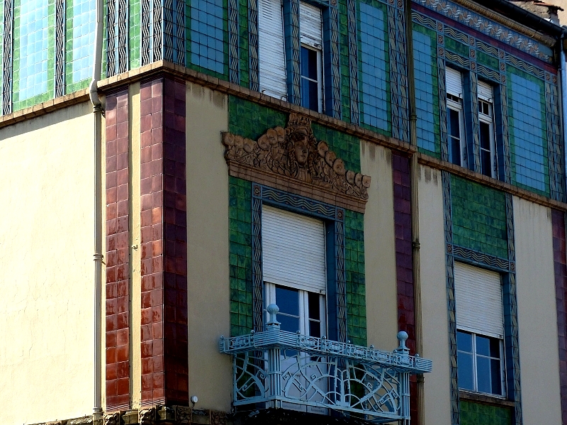 L'immeuble Villeroy & Boch rue Charles Pêtre à Metz...