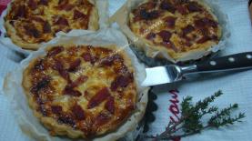 QUICHETTES AUX BACON,FROMAGE