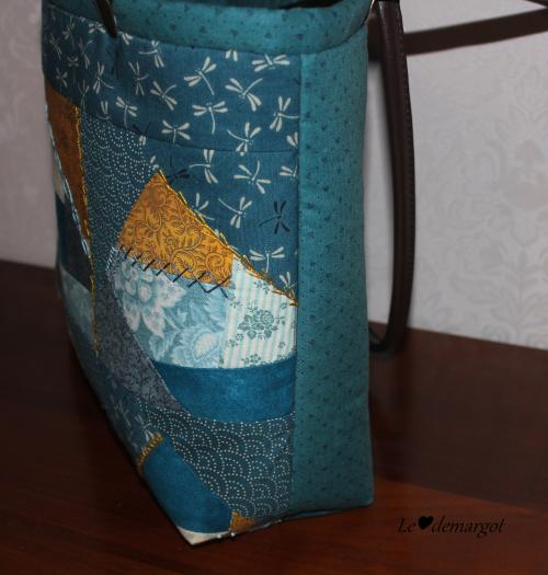 Patchwork / Sac cabas façon "Crazy"