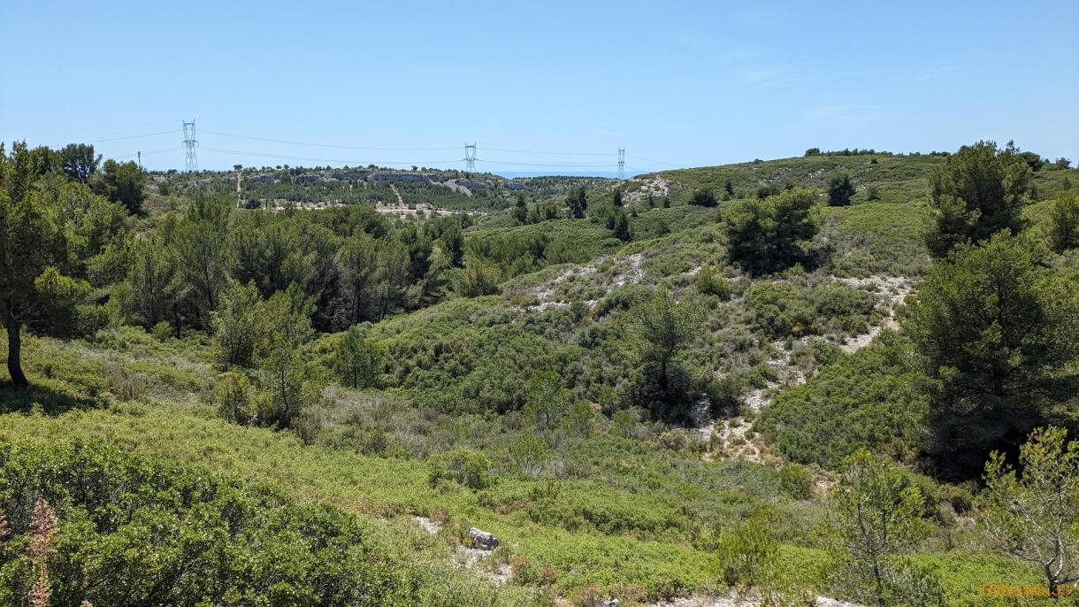 depuis l'aire de Caro (dept 13)