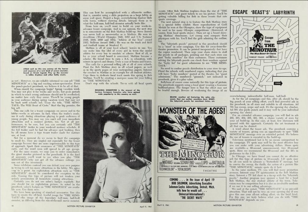 BOX OFFICE USA DU 12 JUILLET 1961 AU 18 JUILLET 1961
