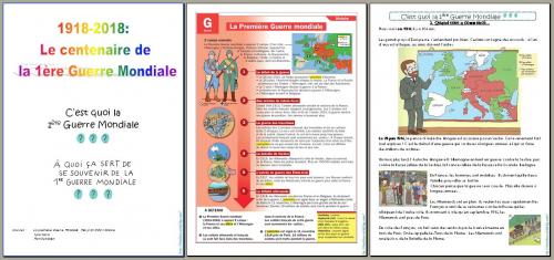 QLM-textes documentaires: la 1ère guerre mondiale
