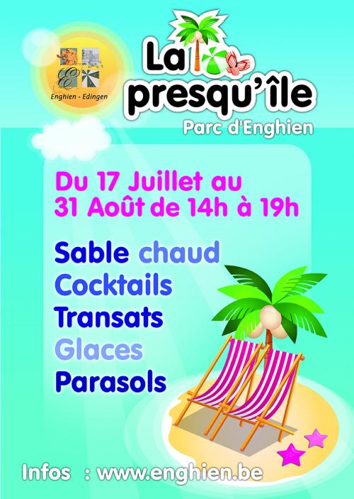 La presqu'île du Parc d'Enghien