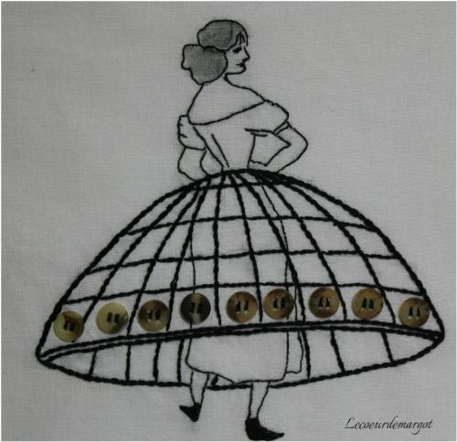 Broderie: ça avance un peu...