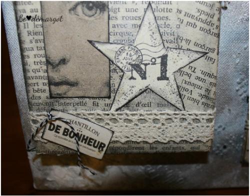 Scrap / Pâte à structure sur toile
