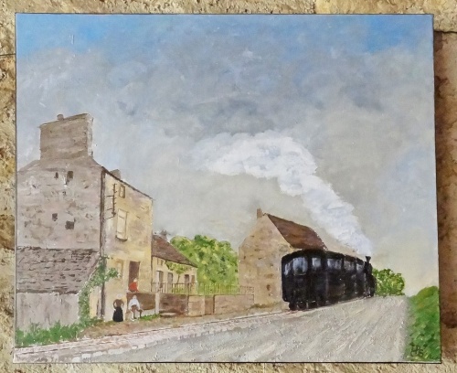 Le "tacot" , vu par les peintres de la Section Peinture des Amis du Châtillonnais...