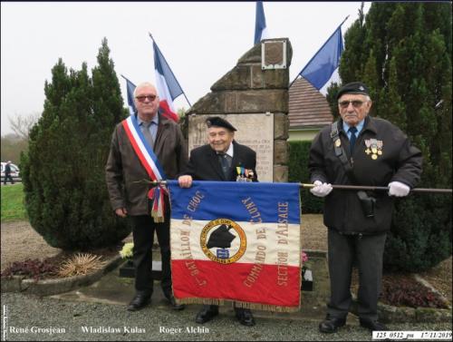 *  Commémoration "79ème anniversaire de la Libération" le 19 novembre 2023 à Champagney.