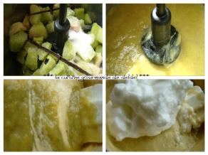 QUATRE-QUARTS À LA RHUBARBE ET SA COMPOTÉE DE FRAISES