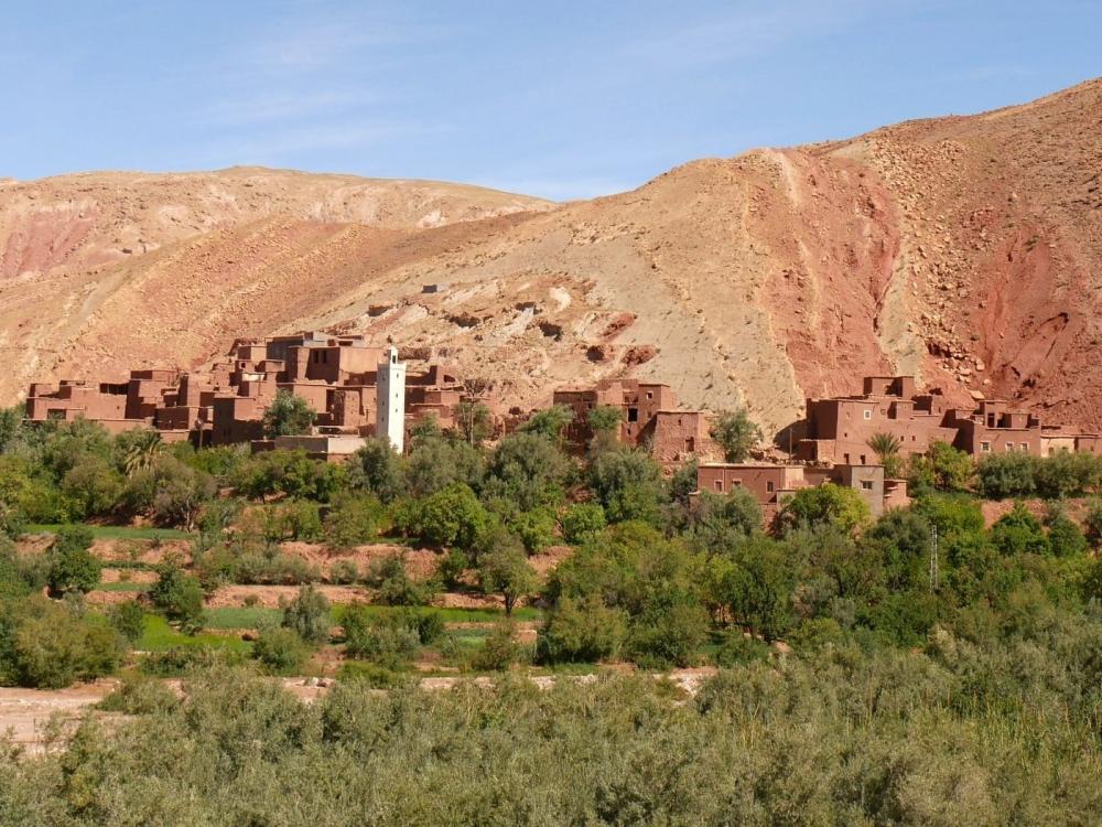Quelques villages entre Ait Ben Haddou et Télouet 