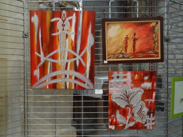 Exposition de peintures dans l'église de Gevrolles, par les Amis du Châtillonnais