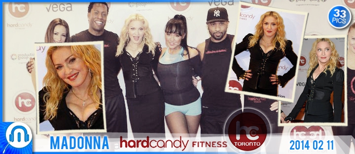 Madonna à l'inauguration du Hard Candy Fitness Center de Toronto - 2014 02 11