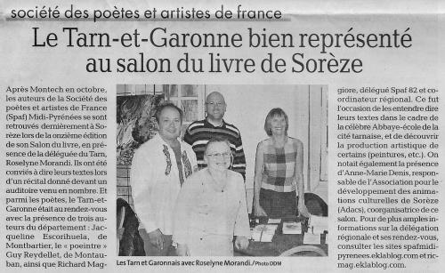 FEUILLES SORÉZIENNES