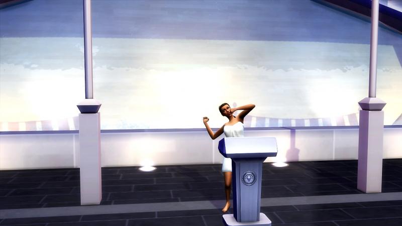 Semaine 2 - Quartier San Myshuno - Foyer Pizzazz