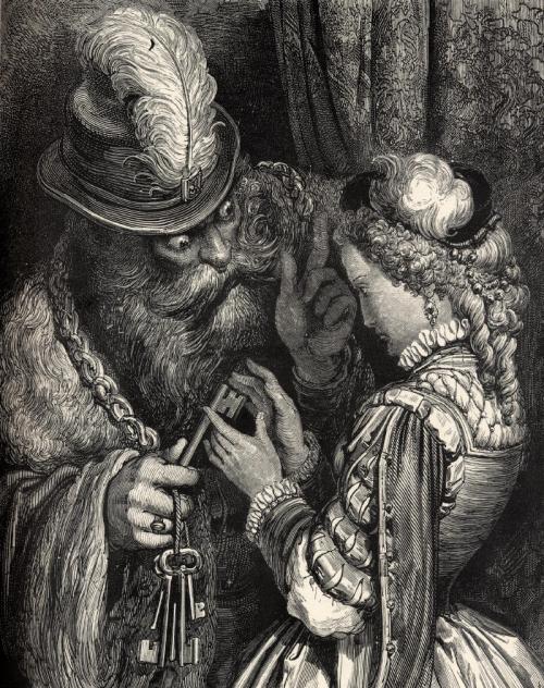 La Barbe bleue, son épouse et la clé...