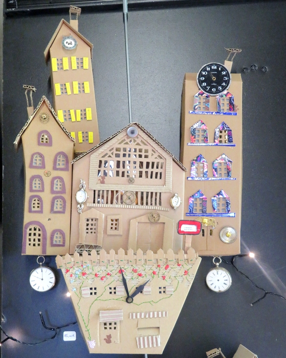 Manou Redon nous a fait rêver avec ses fantaisies urbaines à l'Office du Tourisme du Pays Châtillonnais