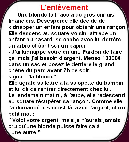 On commence par une page d'humour